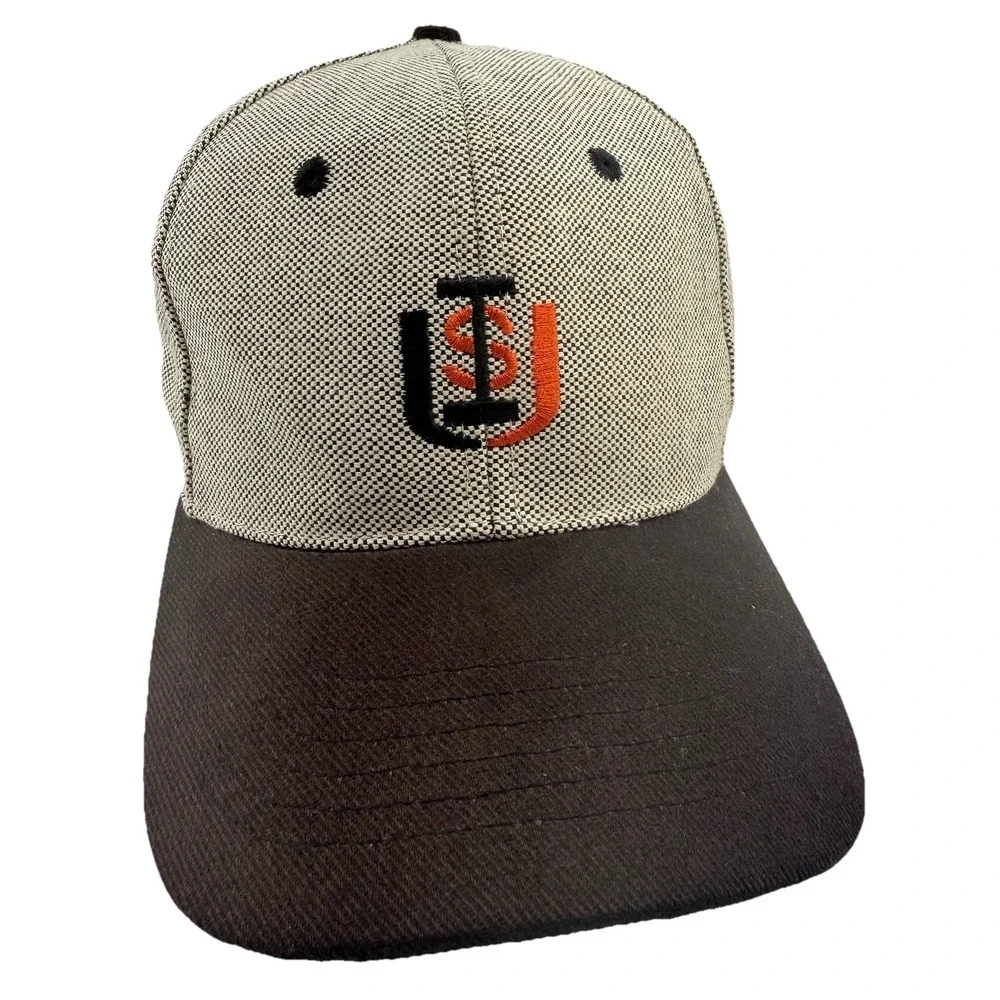 Idaho‎ State University Vintage ISU Ball Cap Brown With Micro Check Embroid Logo